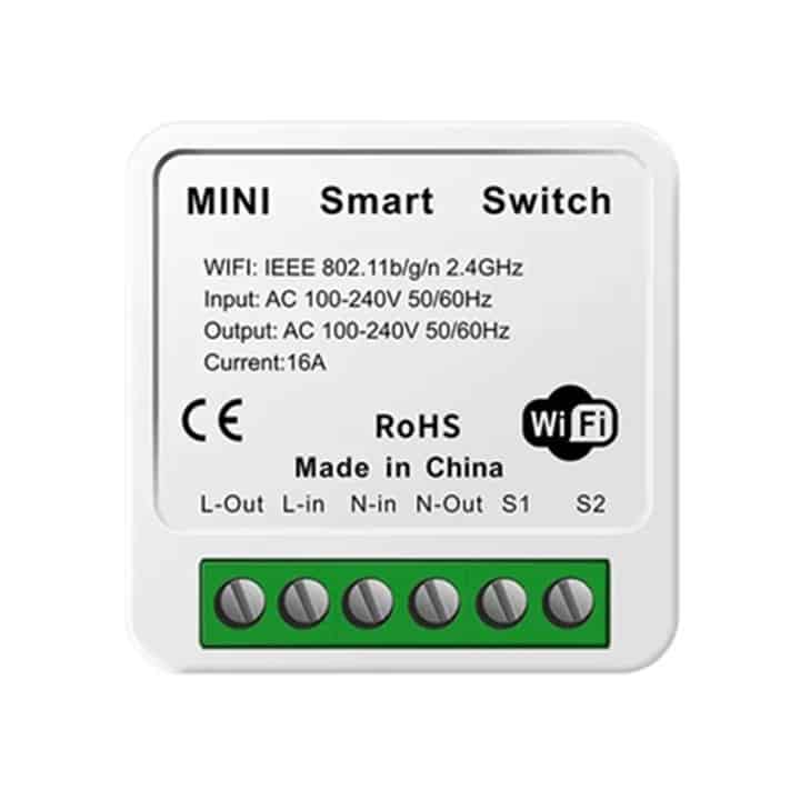 Smart Switch Basic 16A 3 6kW Mini Module Tuya Smart Home