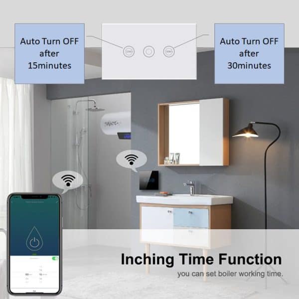 Smart WiFi Switch touch boiler 16A one touch timerTuya