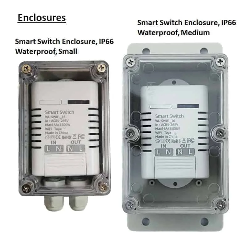 16A Smart WiFi Switch Enclosures