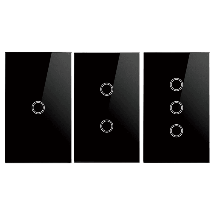 Smart Touch Switch Black Faceplate