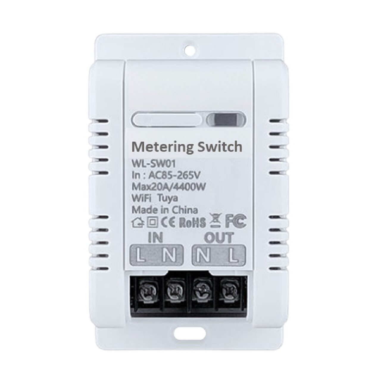 Smart Switch Basic 30A 6.6kW  | Energy Monitor | Wi-Fi Tuya Smart Life