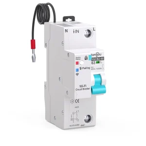 1P MCB Switch WiFi Circuit Breaker with Meter