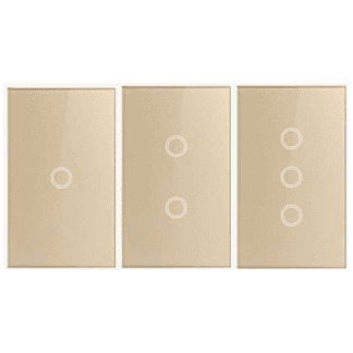 Smart Touch Switch Gold Faceplate