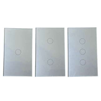 Smart Touch Switch Silver Faceplate